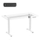 Höjdjusterbart elektriskt skrivbord Ergo Office, maxhöjd 1160mm, max - 80 kg, utan bordsskiva, vit, ER-400 W