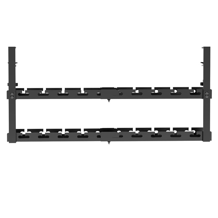 Maclean kabelhanterare under skrivbord, max. belastning 5 kg, max. 728 mm, 2 nivåer, svart, MC-102 B