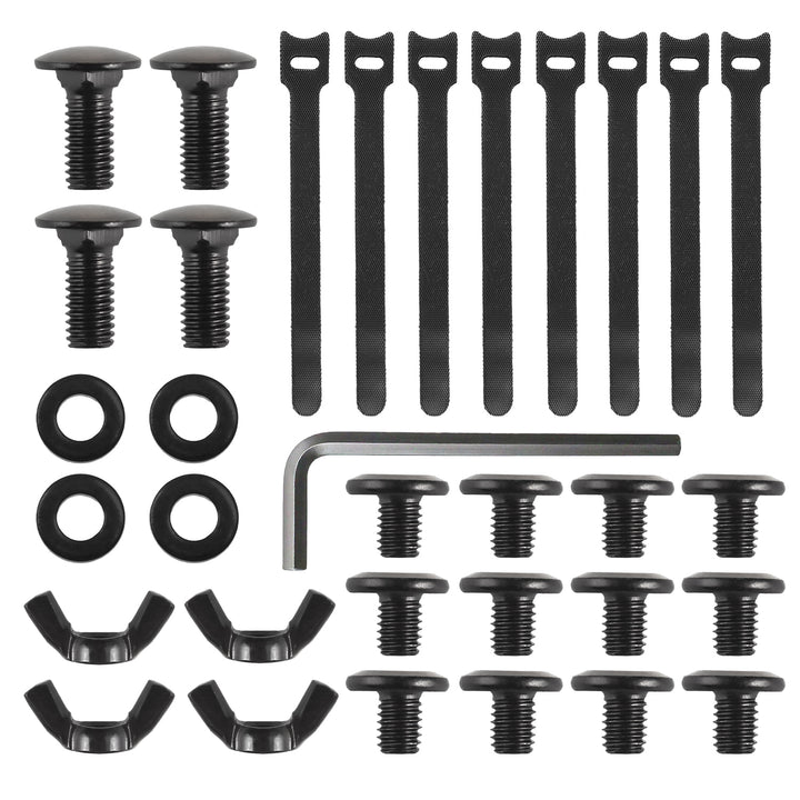 Maclean kabelhanterare under skrivbord, max. belastning 5 kg, max. 728 mm, 2 nivåer, svart, MC-102 B