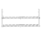 Maclean kabelhanterare under skrivbord, max. belastning 5 kg, max. 728 mm, 2 nivåer, vit, MC-102 W