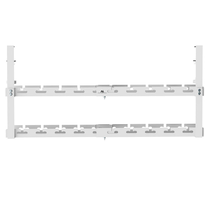 Maclean kabelhanterare under skrivbord, max. belastning 5 kg, max. 728 mm, 2 nivåer, vit, MC-102 W
