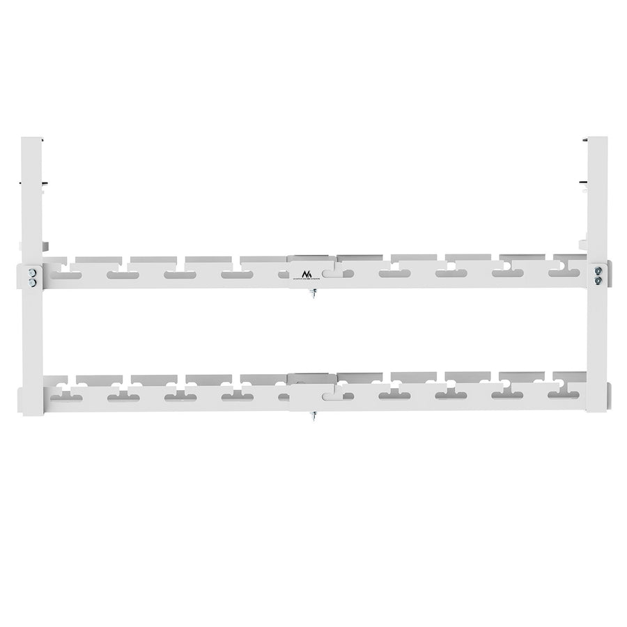 Maclean kabelhanterare under skrivbord, max. belastning 5 kg, max. 728 mm, 2 nivåer, vit, MC-102 W