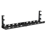 Maclean kabelhanterare under skrivbord, max. belastning 5 kg, max. 728 mm, svart, MC-103 B