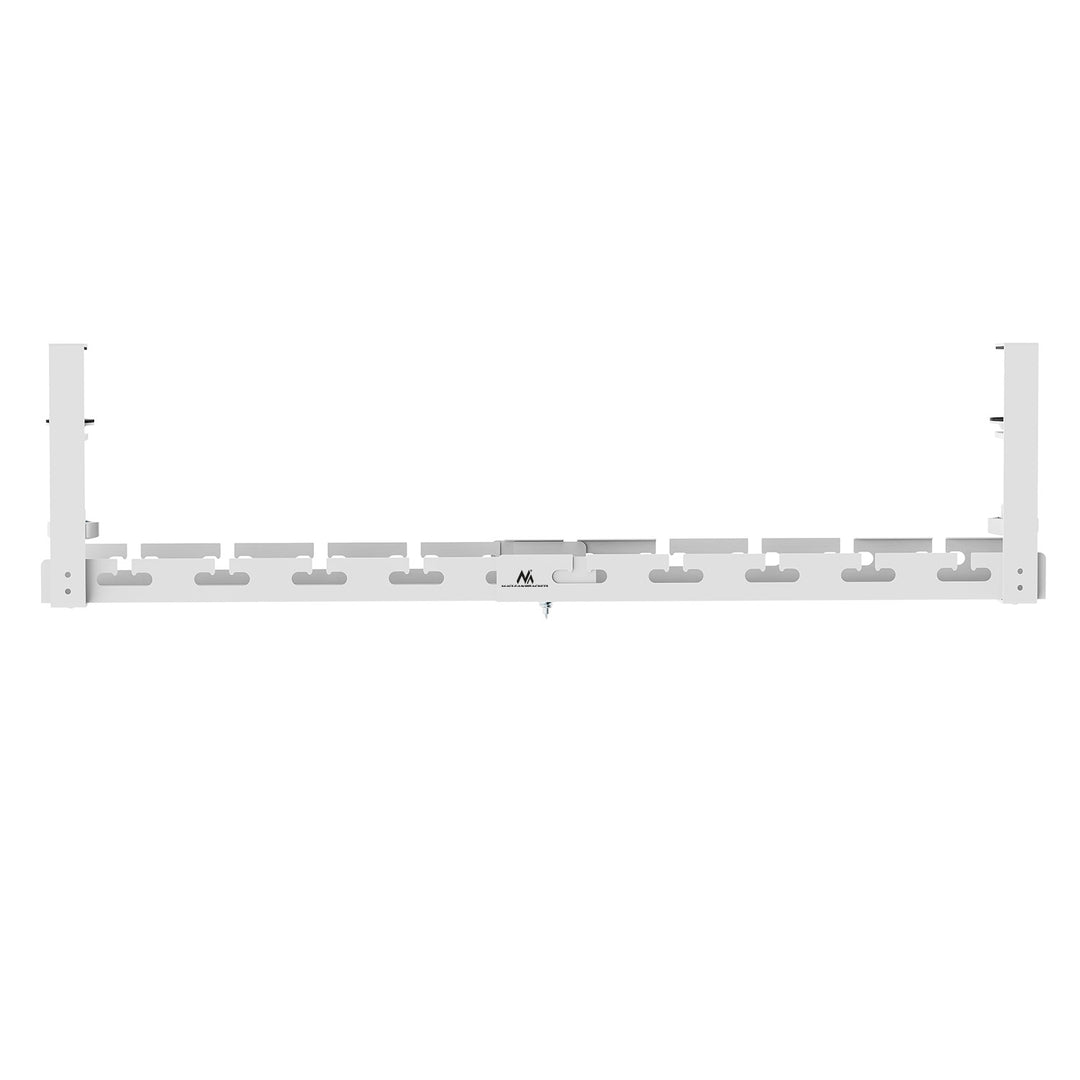 Maclean kabelhanterare under skrivbord, max. belastning 5 kg, max. 728 mm, vit, MC-103 W