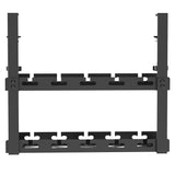 Maclean kabelhanterare under skrivbord, maxbelastning 5 kg, 2 nivåer, svart, MC-104 B