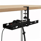 Maclean kabelhanterare under skrivbord, maxbelastning 5 kg, svart, MC-105 B