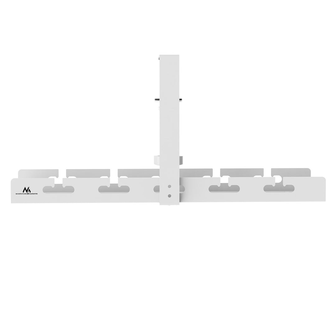 Maclean kabelhanterare under skrivbord, maxbelastning 5 kg, vit, MC-105 W
