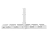 Maclean kabelhanterare under skrivbord, maxbelastning 5 kg, vit, MC-105 W