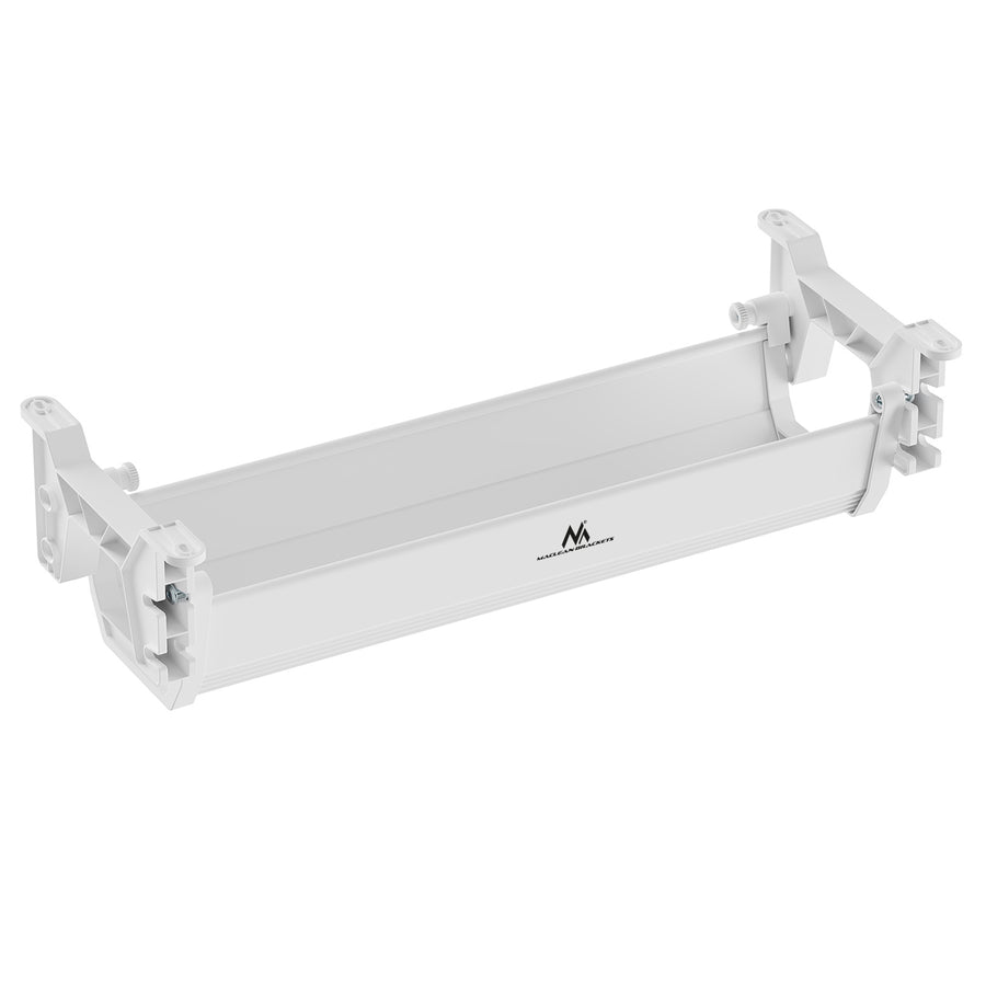 Maclean kabel-/förlängningshanterare under skrivbord, maxbelastning 5 kg, vit, MC-106 W
