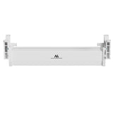 Maclean kabel-/förlängningshanterare under skrivbord, maxbelastning 5 kg, vit, MC-106 W