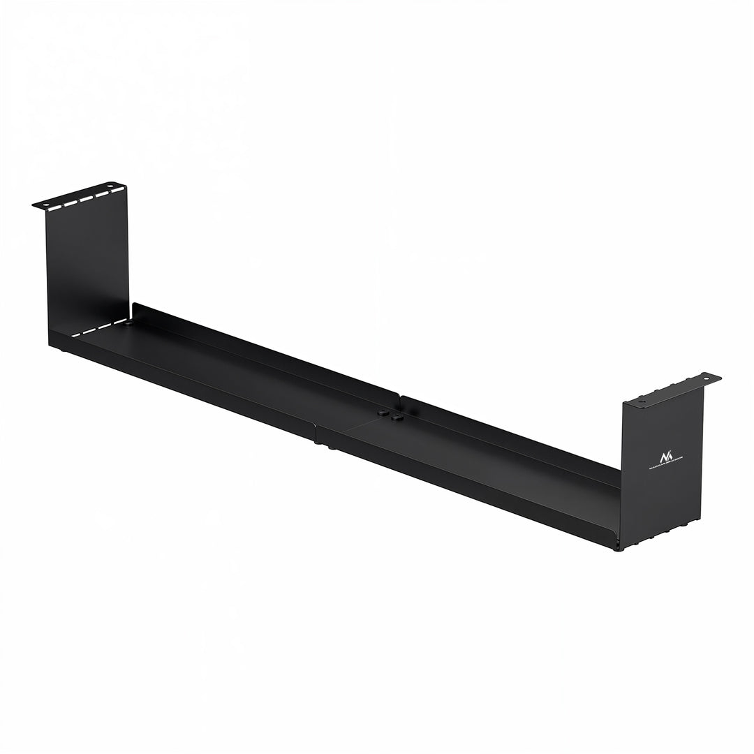 Maclean kompakt kabelhanterare under skrivbord, max. belastning 5 kg, svart, MC-107 B