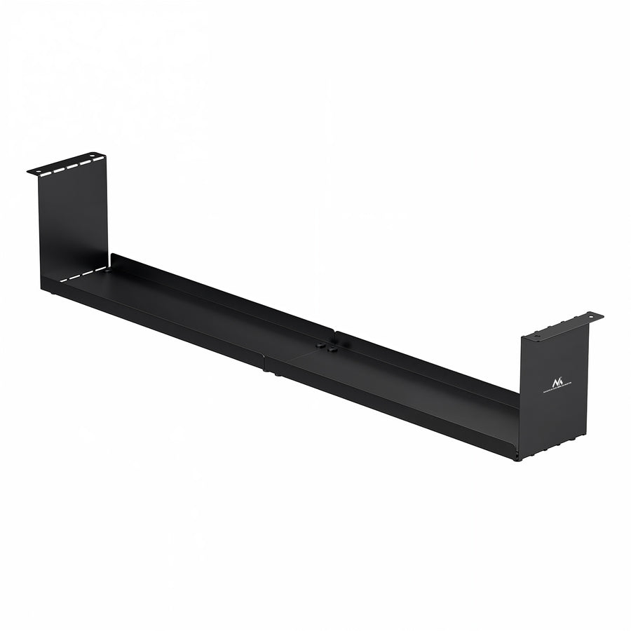 Maclean kompakt kabelhanterare under skrivbord, max. belastning 5 kg, svart, MC-107 B