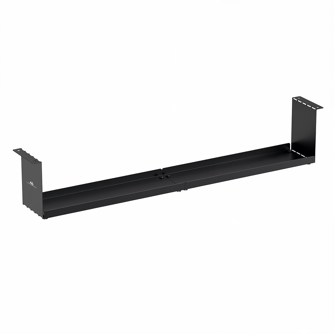 Maclean kompakt kabelhanterare under skrivbord, max. belastning 5 kg, svart, MC-107 B