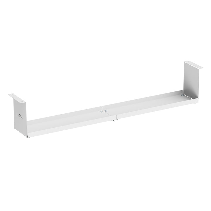 Maclean kompakt kabelhanterare under skrivbord, max. belastning 5 kg, vit, MC-107 W