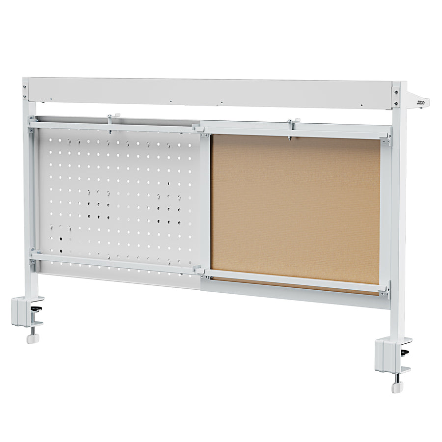 Skrivbordsavdelare/organisatör Ergo Office, maxbelastning 10kg, whiteboard, bredd 1116mm, vit, ER-301 W