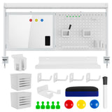 Skrivbordsavdelare/organisatör Ergo Office, maxbelastning 10kg, whiteboard, bredd 1116mm, vit, ER-301 W