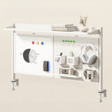 Skrivbordsavdelare/organisatör Ergo Office, maxbelastning 10kg, whiteboard, bredd 1116mm, vit, ER-301 W