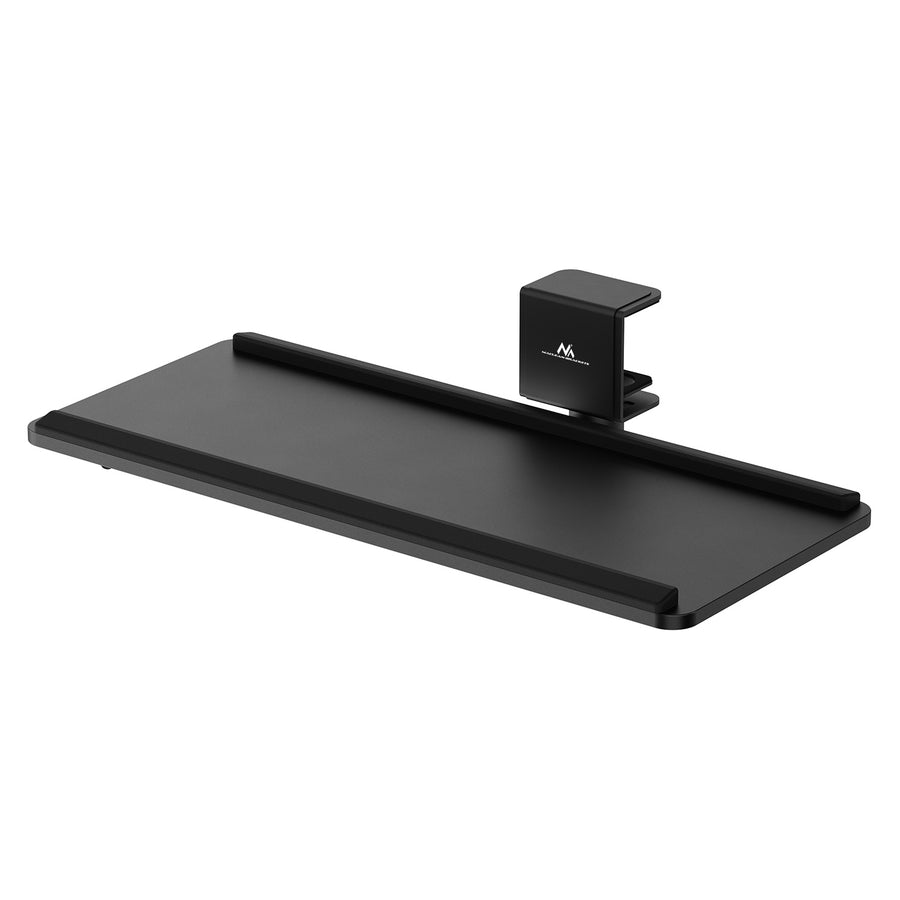 Maclean undesk tangentbordshållare, max. belastning 5 kg, horisontellt och vertikalt justerbar, svart, MC-108 B