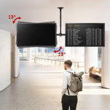 Maclean takfäste för två TV-apparater, max. belastning 2x40kg, 34-60", max VESA 600x400, MC-111 B