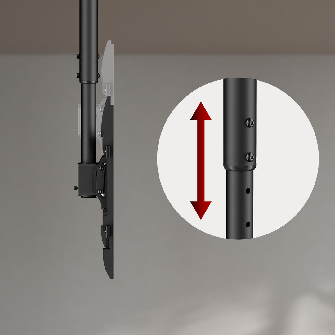 Takfäste för Maclean TV, max. belastning 60 kg, 43-86", max VESA 600x400, MC-112 B