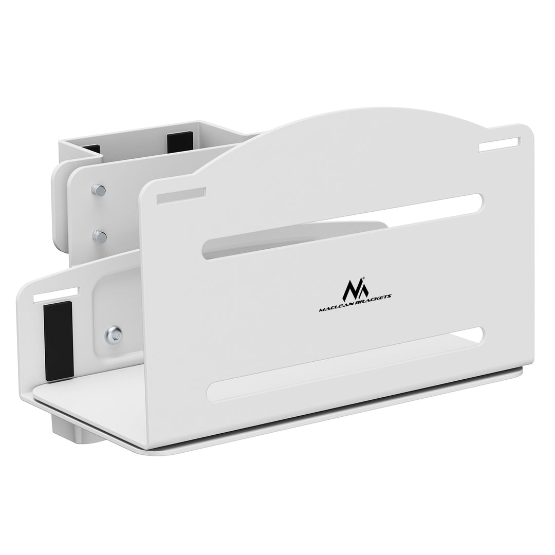 Maclean CPU-hållare, räckvidd 122-212 mm, maxlast 10 kg, vit, MC-116 W