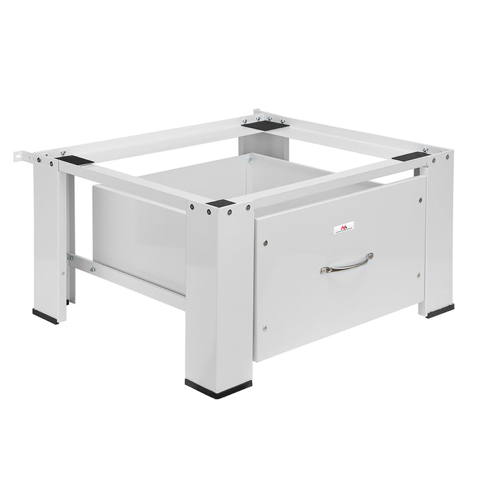 Underrede för tvättmaskin/torktumlare med låda Maclean, max. belastning 150 kg, vit, MC-117 W