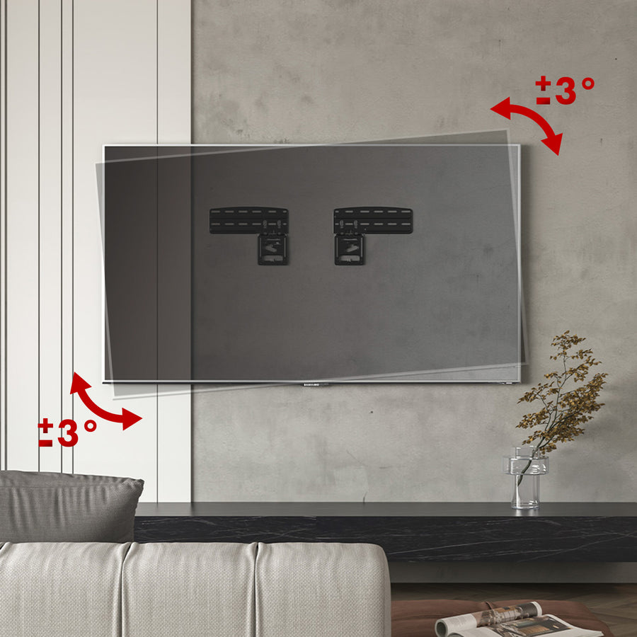 Maclean TV-fäste, kompatibel med Samsung QLED TV, 43"-85", max. 60kg, MC-806 N