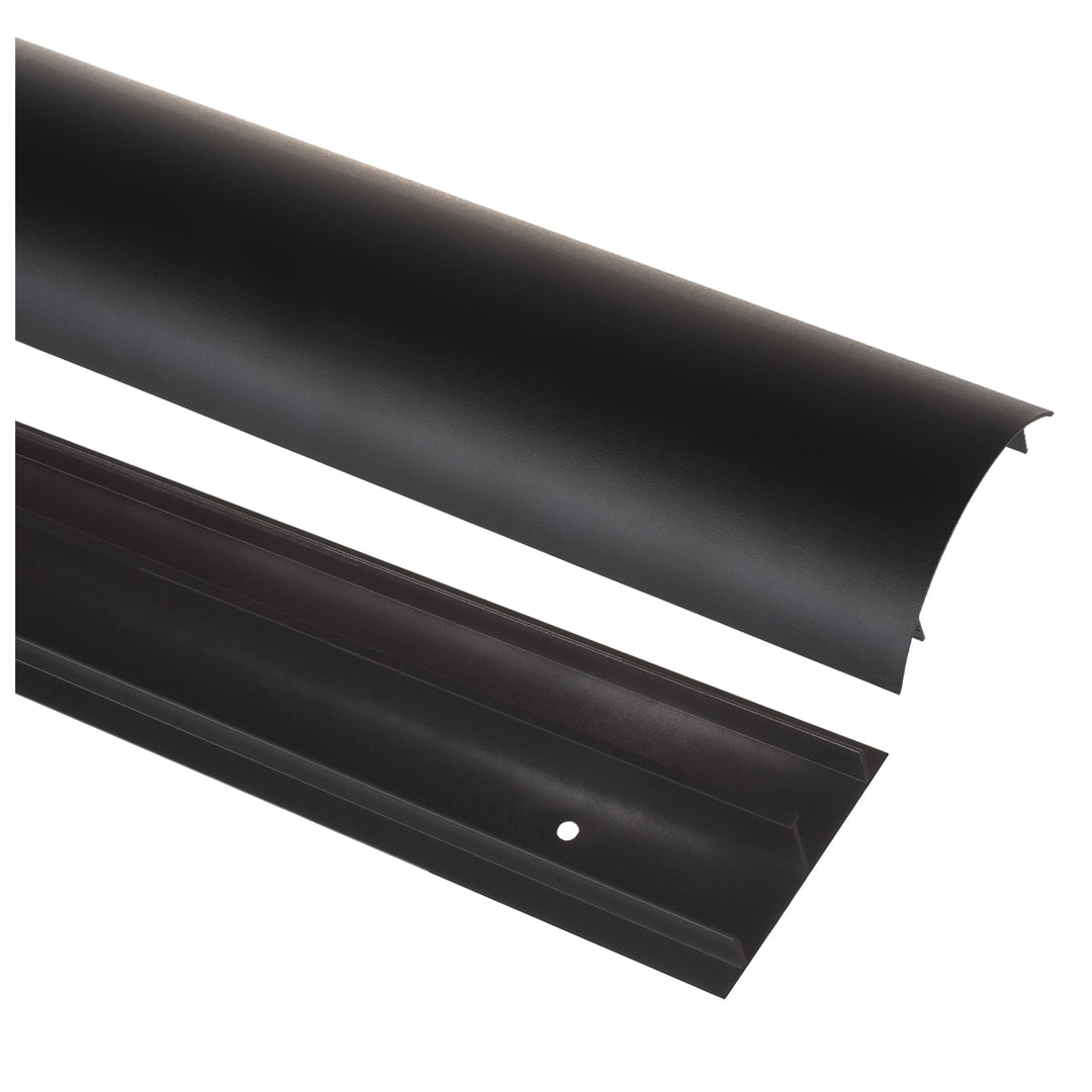 Maclean kabelskyddslist i aluminium, 62x20x750mm, svart, MC-814 B