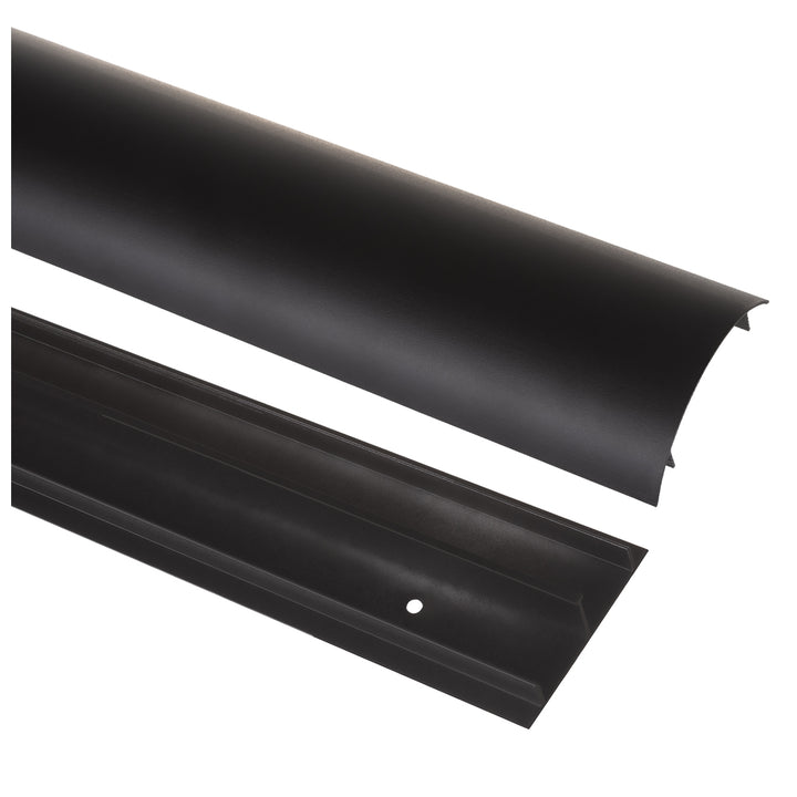 Maclean kabelskyddslist i aluminium, 62x20x750mm, svart, MC-814 B