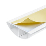 Maclean kabelskyddslist i aluminium, 62x20x750 mm, vit, MC-814 W