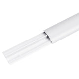 Maclean kabelskyddslist i aluminium, 62x20x750 mm, vit, MC-814 W