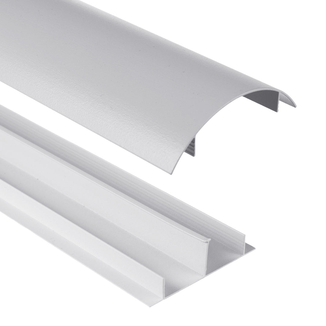 Maclean kabelskyddslist i aluminium, 62x20x750mm, silver, MC-814 S