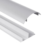 Maclean kabelskyddslist i aluminium, 62x20x750mm, silver, MC-814 S