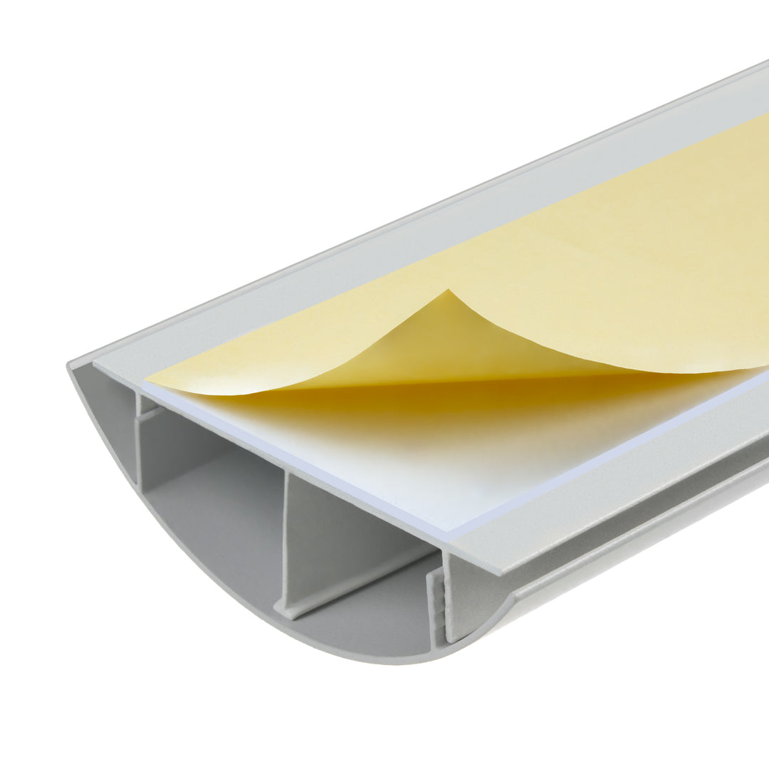 Maclean kabelskyddslist i aluminium, 62x20x750mm, silver, MC-814 S
