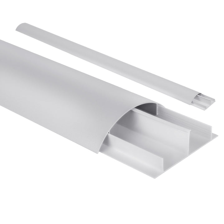 Maclean kabelskyddslist i aluminium, 62x20x750mm, silver, MC-814 S