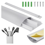 Maclean kabelskyddslist i aluminium, 62x20x750mm, silver, MC-814 S