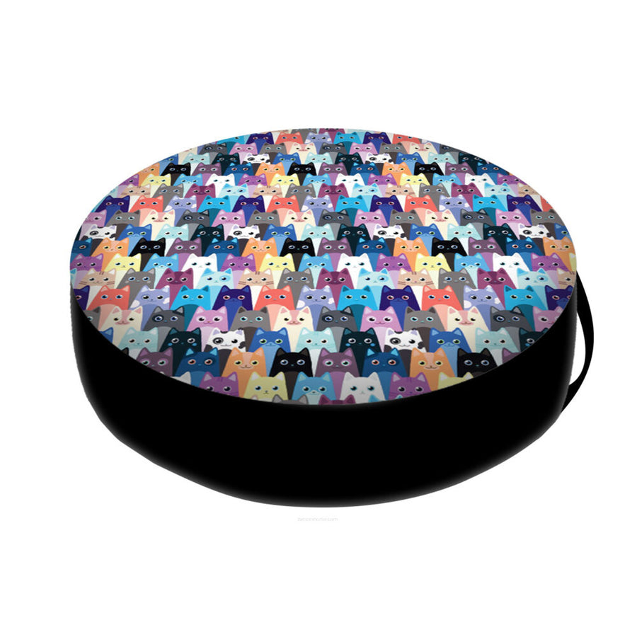 Bertoni kattbädd, pelletsinsats, 50 cm diameter, mjau-mönster, EE130