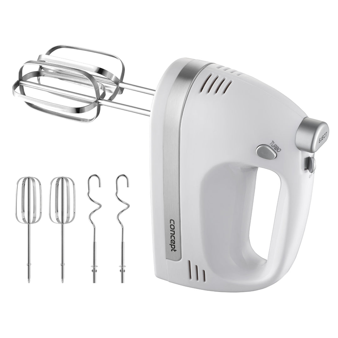 Concept Handmixer, 5 hastigheter, Turbo-funktion, 500 W, vit, SR3390