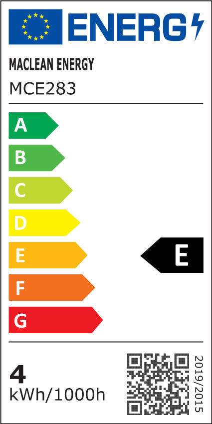 Vägglampa 1xE27 med sensor Maclean, infraröd sensor, max. belastning 60W, IP65, färg grå, MCE518 GR + LED filamentlampa E27, 4W 230V Maclean Energy MCE283 WW varmvit 3000K 470lm retro edison dekorativ G45