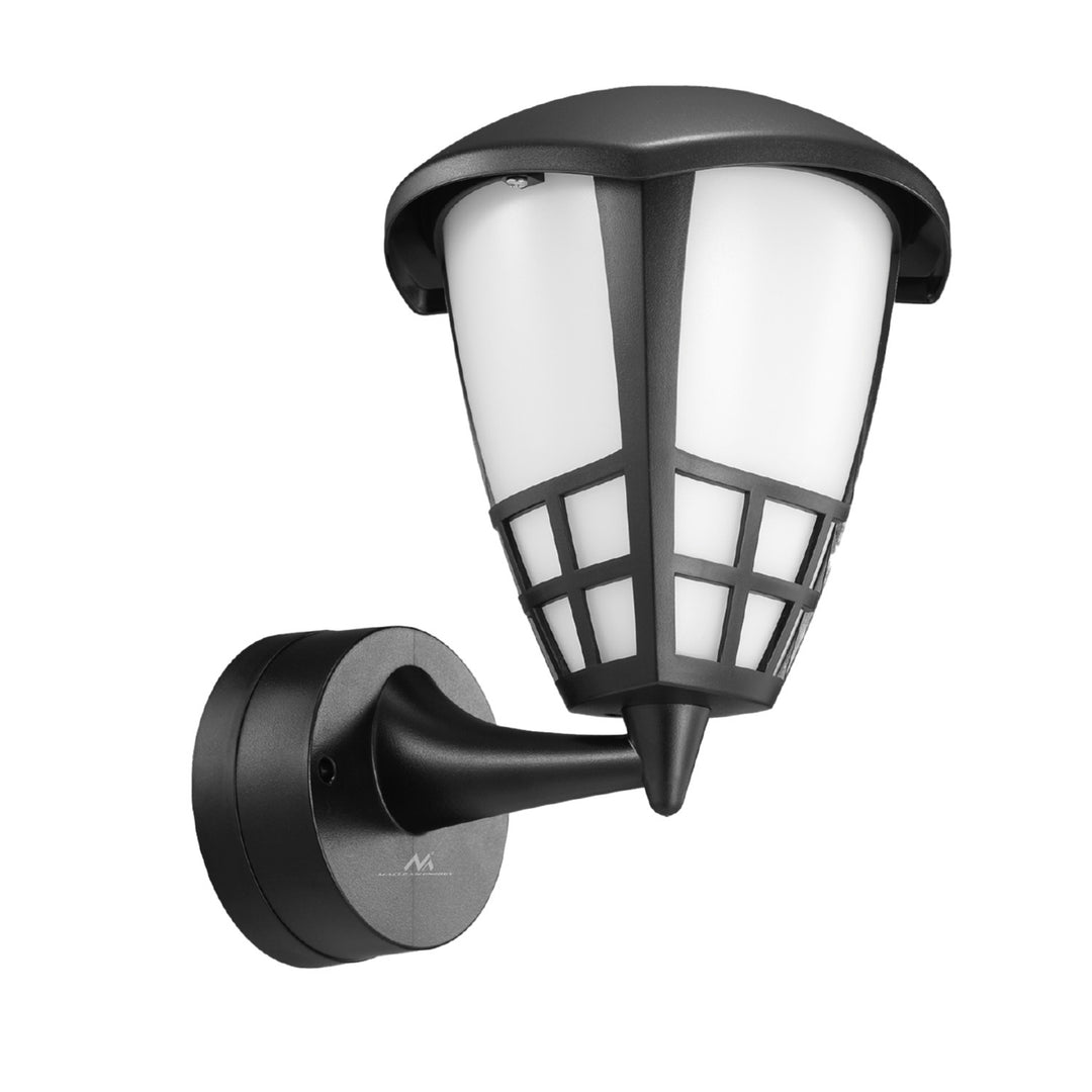 Vägglampa 1xE27 Maclean, max. belastning 60W, IP65, svart, MCE519 B + LED filamentlampa E27, 4W 230V Maclean Energy MCE266 WW varmvit 3000K 470lm retro dekorativ edison