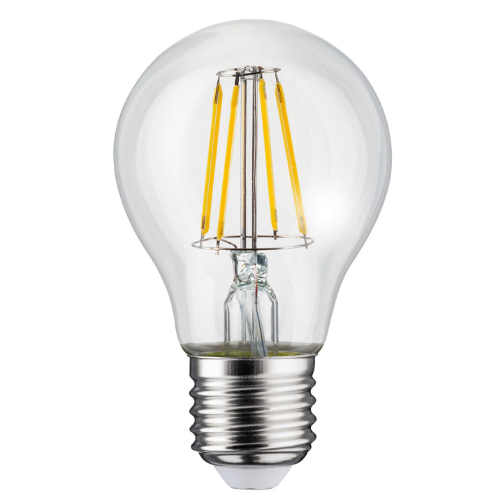 Maclean, Filament LED-lampa E27, 4W, 230V, WW varmvit 3000K, 470lm, Retro edison dekorativ A60, MCE266