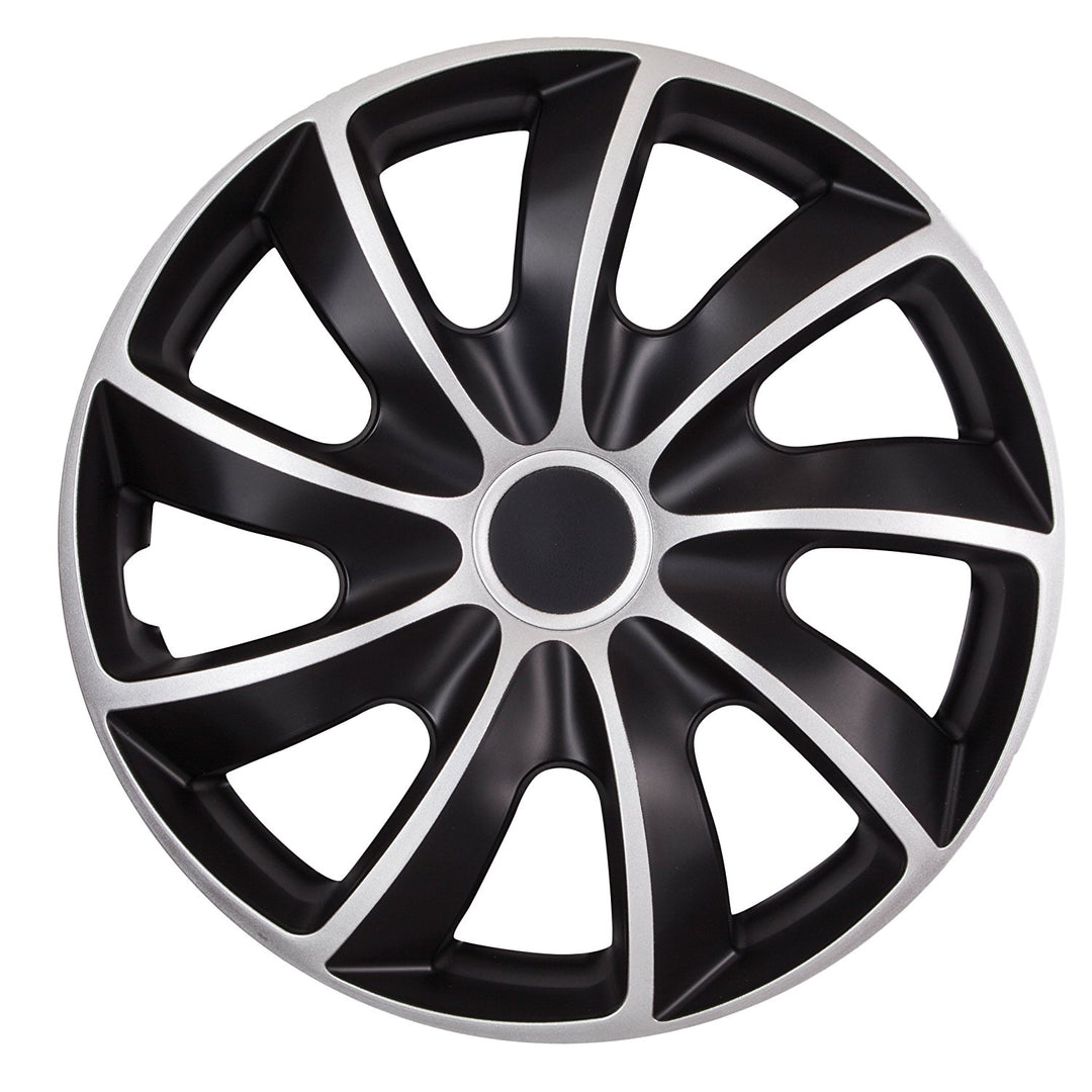 Universal navkapsel 16'' NRM Quad Bicolor svart/silver 1 del