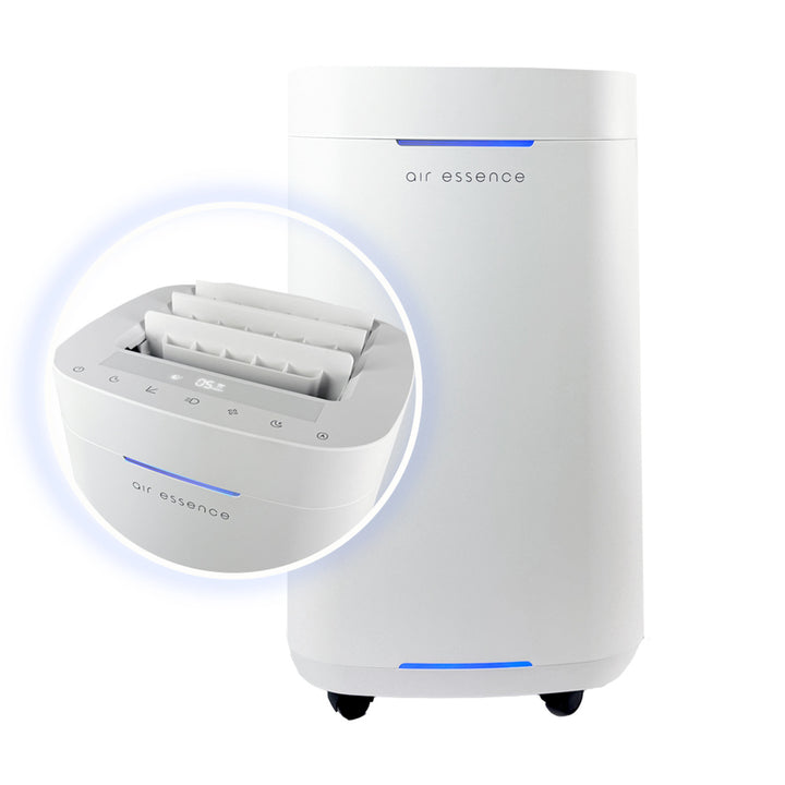 Air Essence Eco Plasma LCD Graphene luftrenare ESP Graphene, UVC-sterilisator, vit