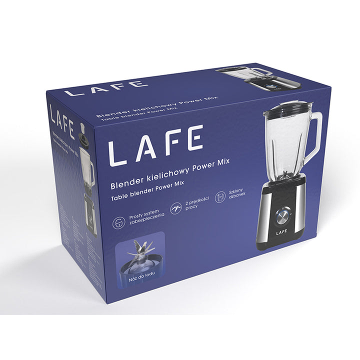 Lafe koppmixer, glas, 2 hastigheter, 600 W, Power Mix