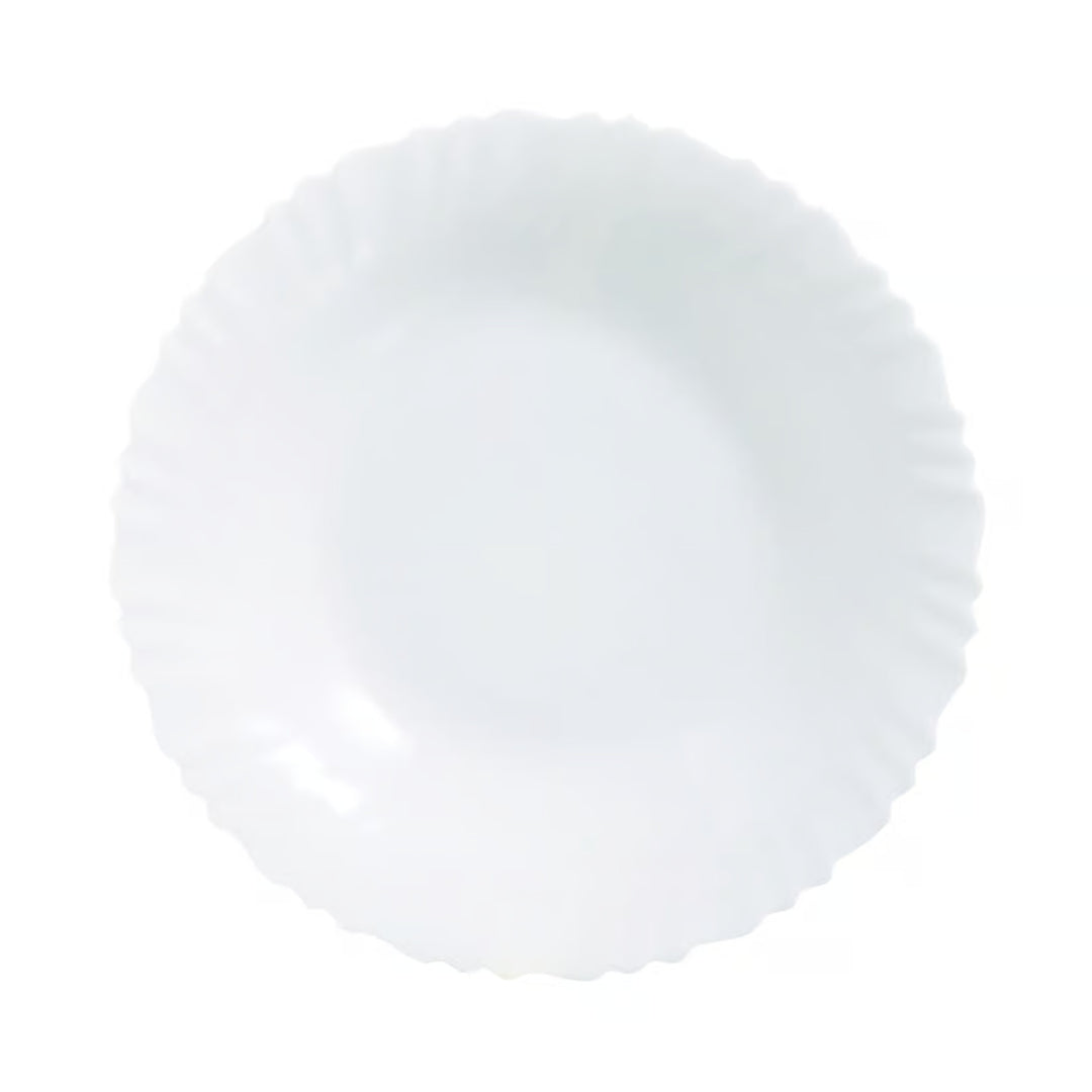 Luminarc Desserttallrik, Rund, Vit, 19 cm, Feston Collection