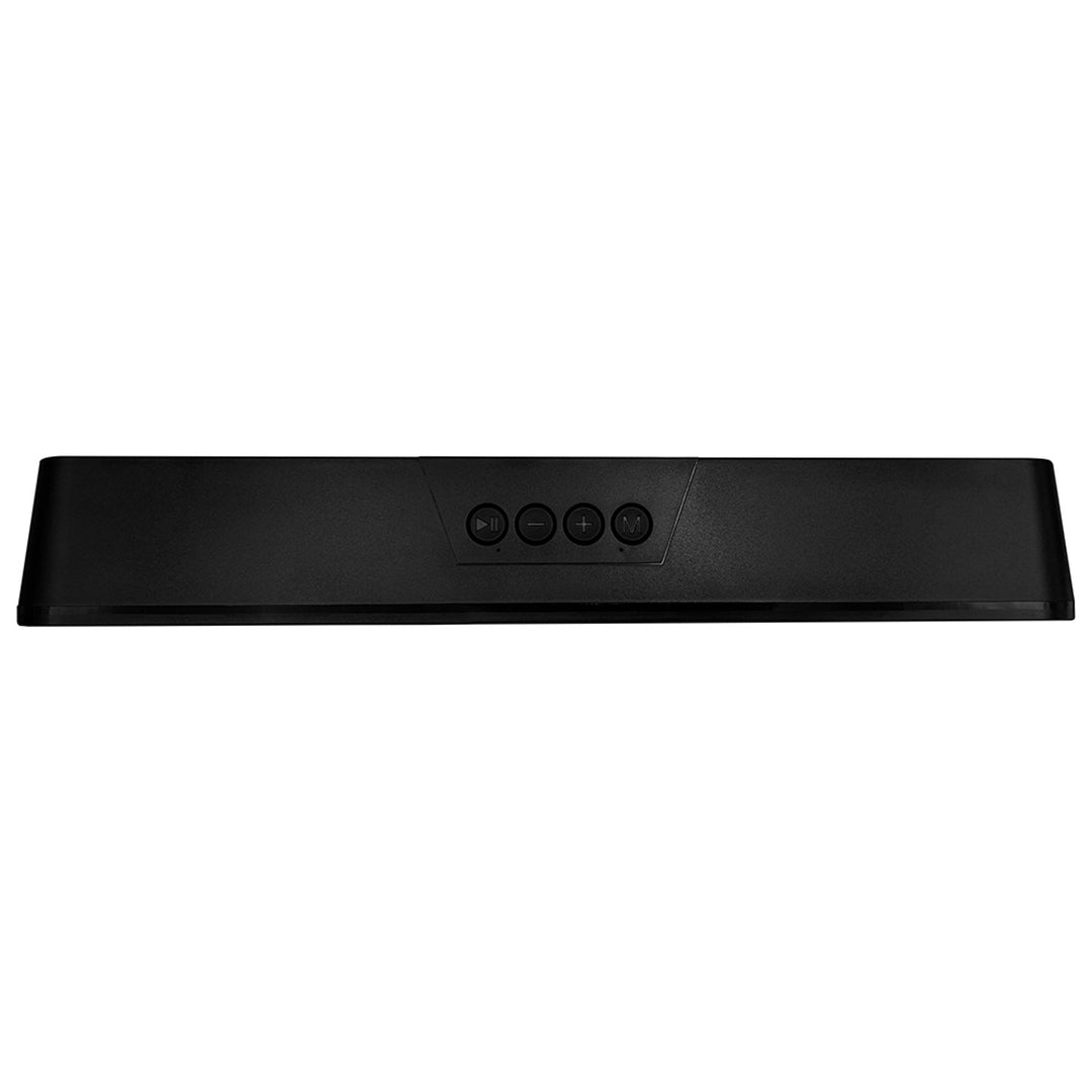 Bärbar Bluetooth soundbar-högtalare, flerfärgad RGB-bakgrundsbelysning, RMS 10W, PMPO 450W, FM-radio, MP3. AUX, inbyggt uppladdningsbart batteri, Media-Tech PHANTOM BT