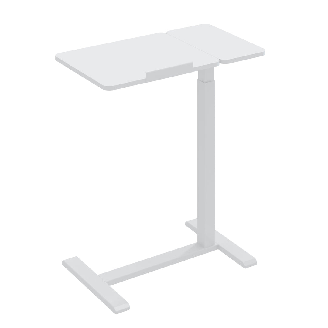 Maclean mobilt skrivbords-/laptopstativ, vitt, höjdjusterbart 76-109cm, max. 30kg , MC-120 W