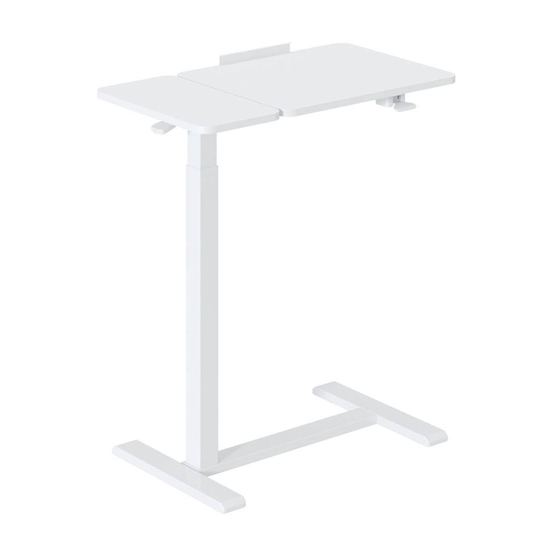 Maclean mobilt skrivbords-/laptopstativ, vitt, höjdjusterbart 76-109cm, max. 30kg , MC-120 W