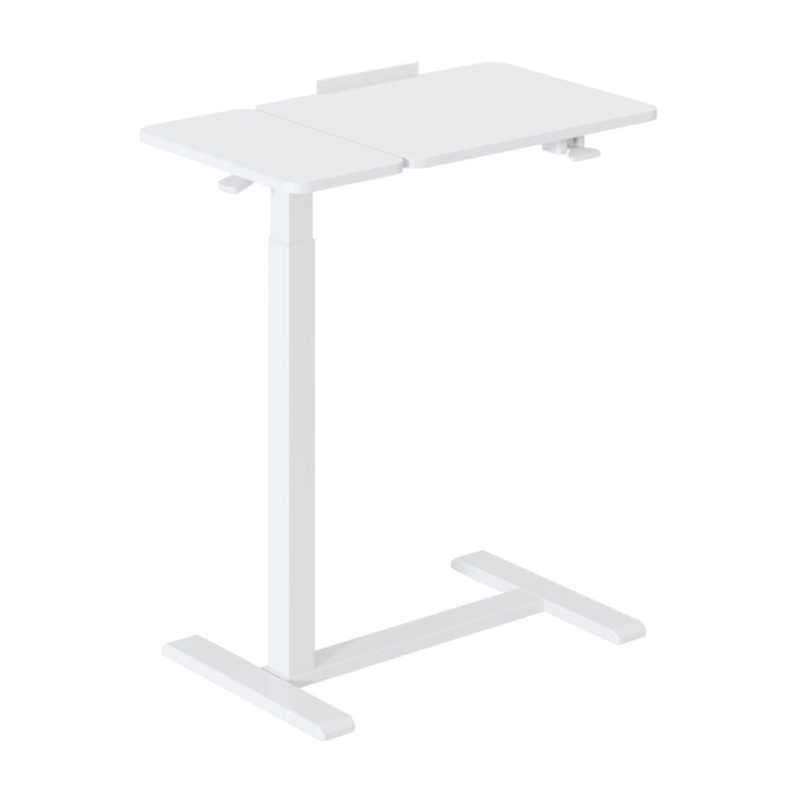 Maclean mobilt skrivbords-/laptopstativ, vitt, höjdjusterbart 76-109cm, max. 30kg , MC-120 W