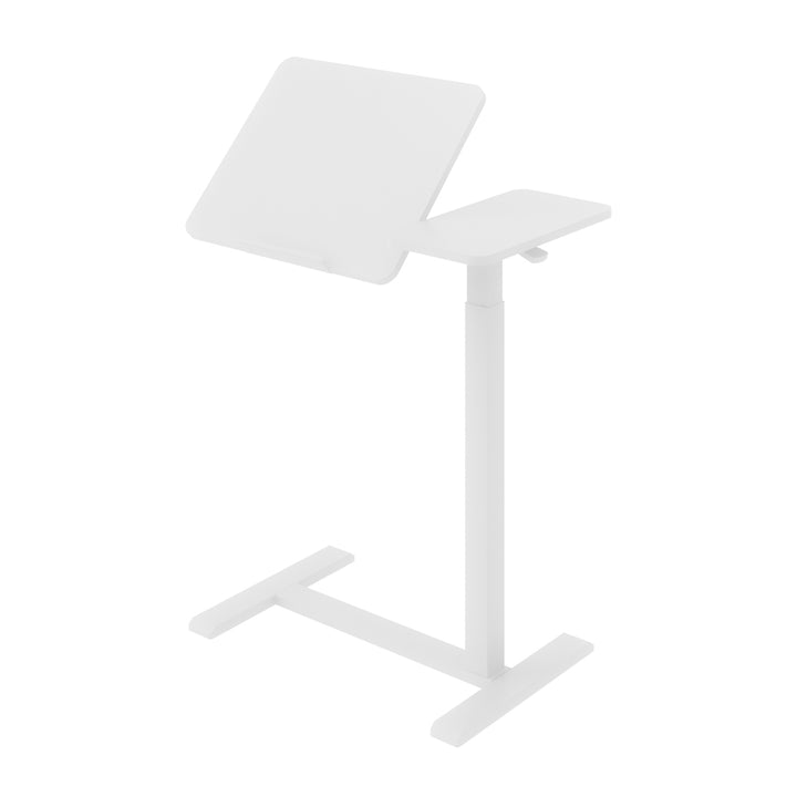 Maclean mobilt skrivbords-/laptopstativ, vitt, höjdjusterbart 76-109cm, max. 30kg , MC-120 W